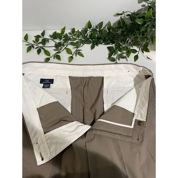 Brooks Brothers Mens Khaki Dress Pants W38/L32 100% Cotton - Picture 5 of 13